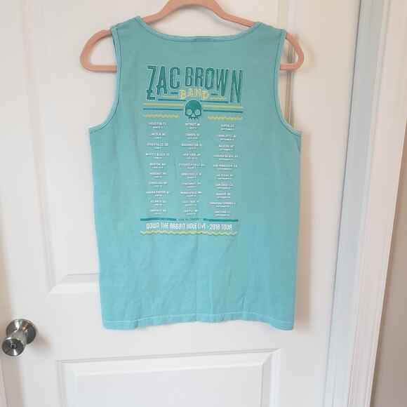 Zac Brown Band Women's 2018 Concert Tank Top Size Small - Picture 5 of 5